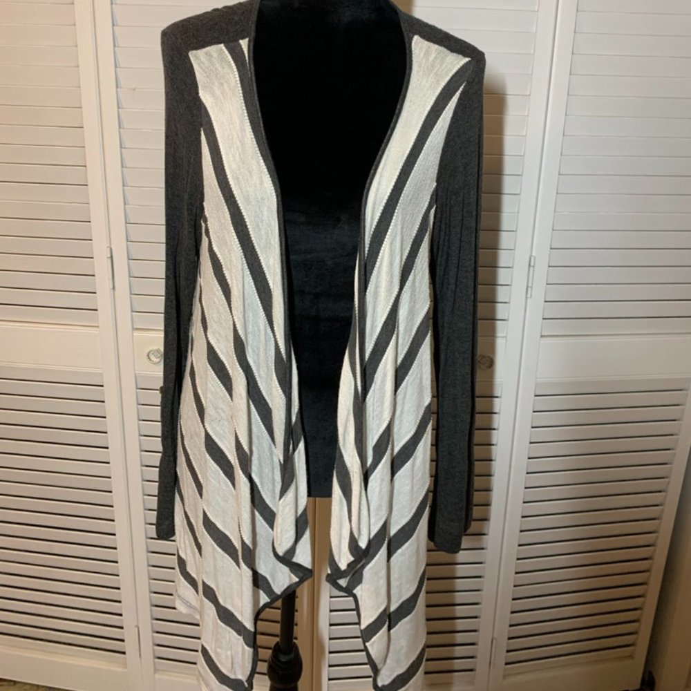 Staccato Grey and Cream Cardigan